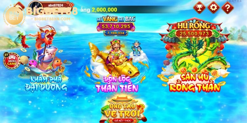 Bắn cá là một trong những trò chơi giải trí nổi bật với đồ họa thiết kế đẹp mắt